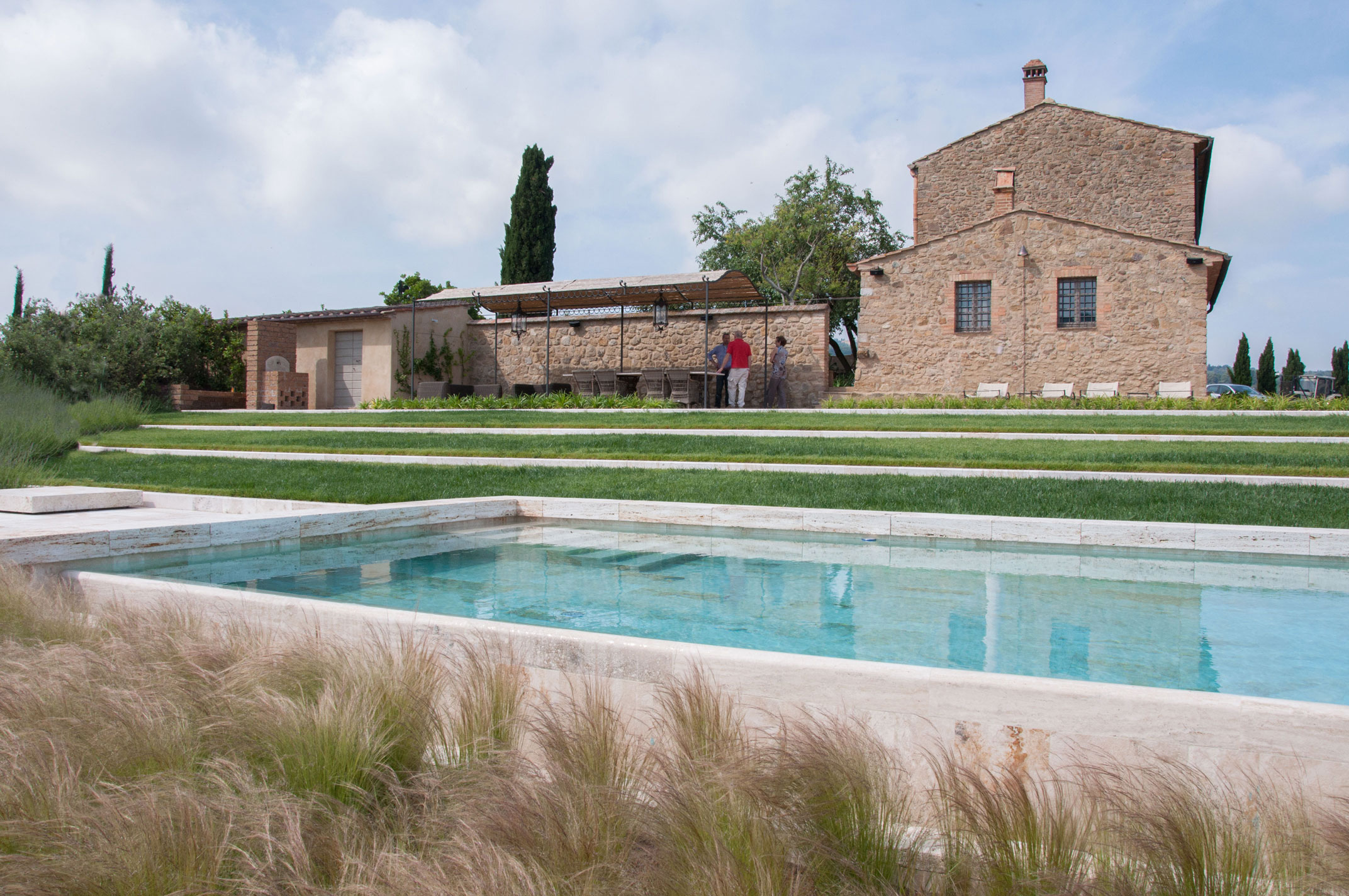 Swimming pool landscape design