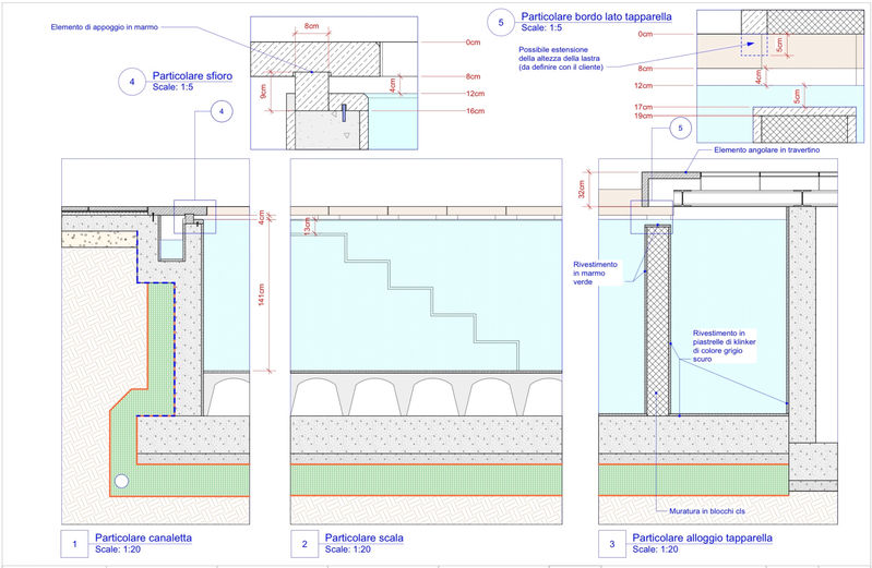 Landscape section drawing